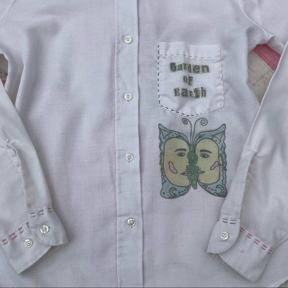 Vintage 60s Sears upcycled button up - Picture 5 of 9